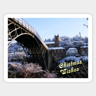 Ironbridge over The River Severn Sticker